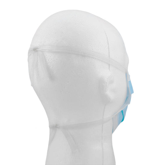 OP-Maske mit Kordeln blau 50 Stück | Medline