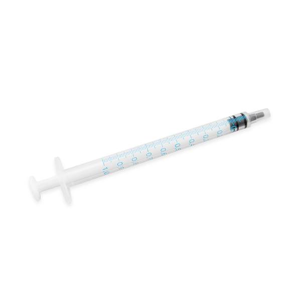 3-teilige Spritze (1ml) 100 Stück | Dispovet®
