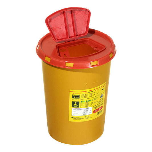 Eco-Line Behälter für scharfe Gegenstände (2 Liter) – 1 Stück
