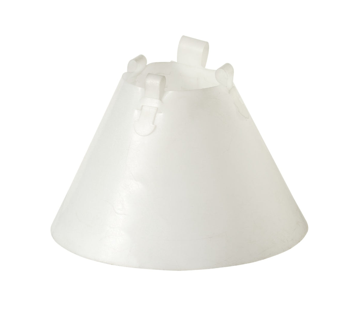 Halskrause Transparent (15 cm) - 10 Stück