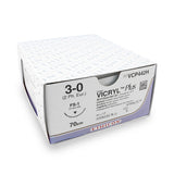 Nahtmaterial Vicryl Plus (VCP442H, 3-0, 70cm, FS-1 Nadel) 36 Stück | Ethicon