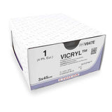 Nahtmaterial Vicryl Plus (V637E, USP 1, 3 x 45cm), 24 Stück | Ethicon