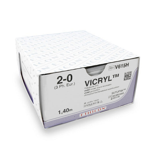 Nahtmaterial Vicryl Plus (V615H, 2-0, Sutopack) 36 Stück | Ethicon