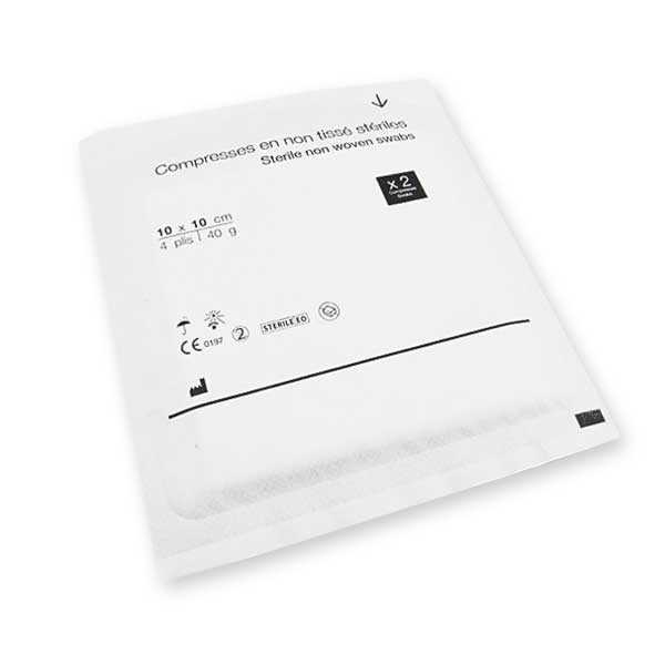 Sterile NW-Kompressen (10cm x 10cm) 50 Stück