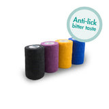 Kohäsive, elastische Fixierbinde 10cm x 4,5m sortiert 18 Stück | Dispovet®