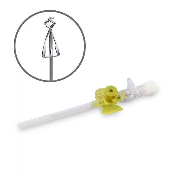 Venenverweilkanüle Vasofix Safety (24G, 0,7 x 19mm, gelb) 50 Stück | Bbraun