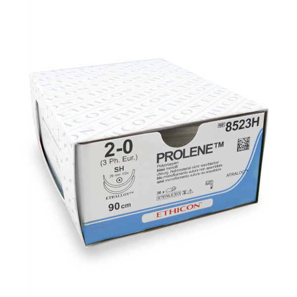 Nahtmaterial Prolene (8523H, blau, 90cm, m3) | Ethicon