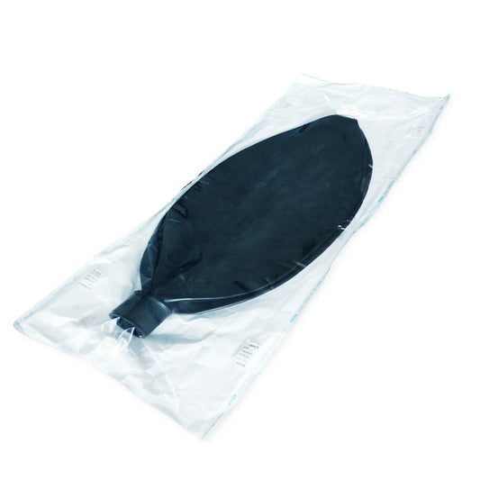 Atembeutel (0.5 Liter) Schwarzer Latex – 5 Stück