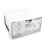 Ethicon Nahtmaterial PDS Plus (PDP468H, USP 1, EP-4, CP-1, 0,5, 70 cm) – 36 Stück