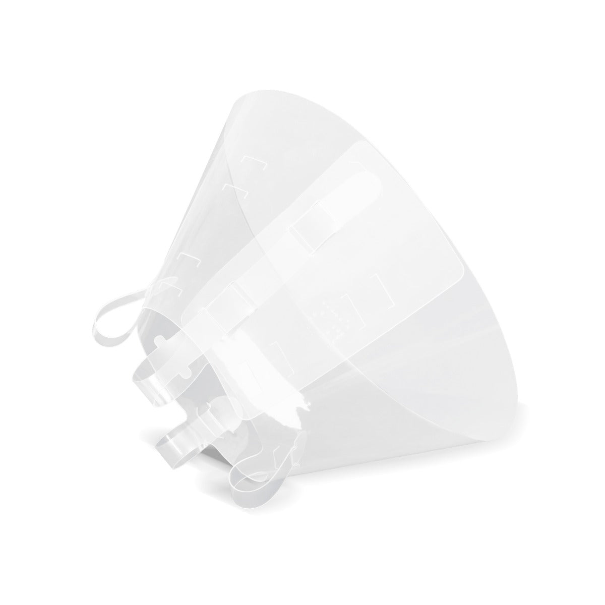 Halskrause Transparent (7.5 cm) - 10 Stück