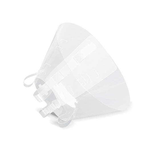 Halskrause Transparent (7.5 cm) - 10 Stück