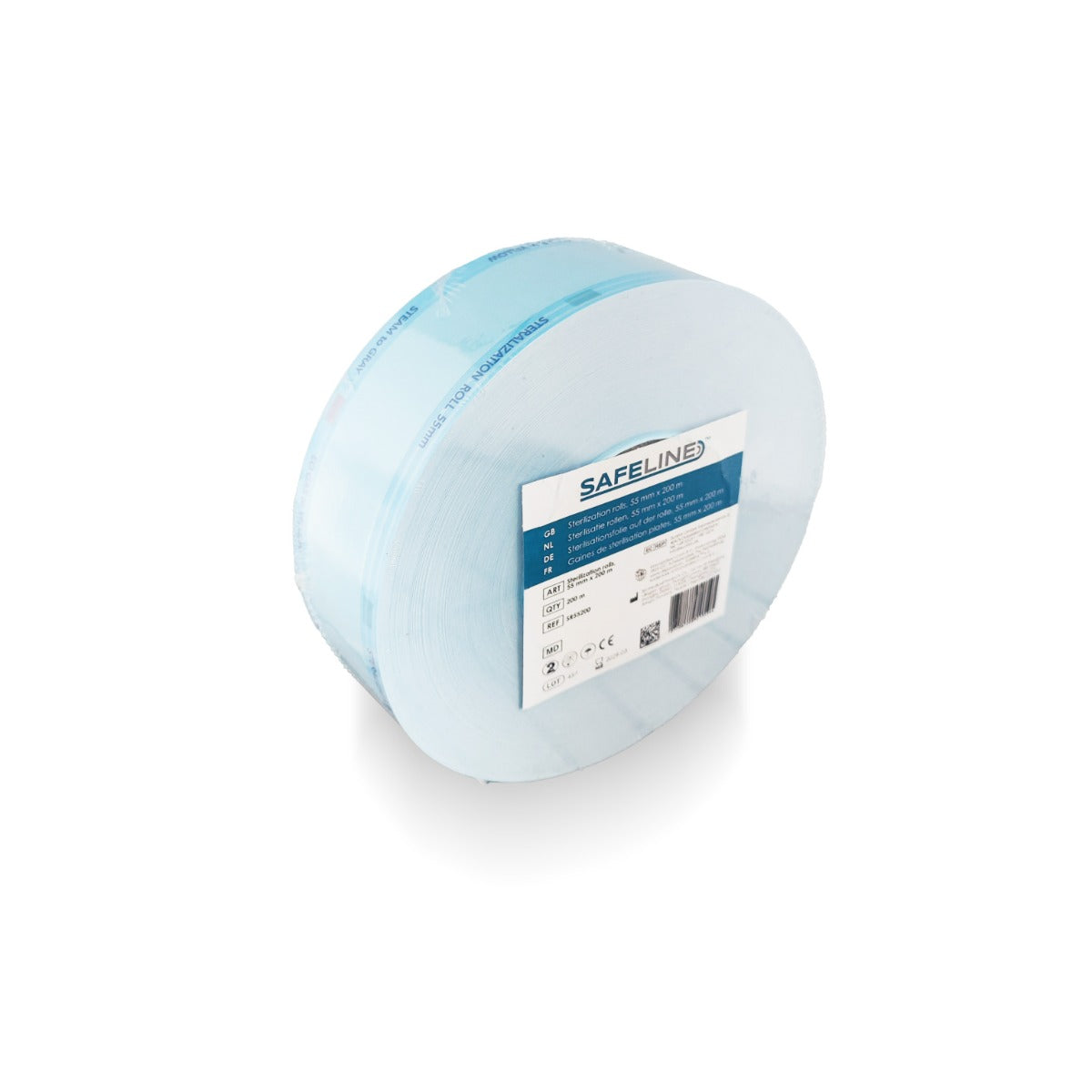 Safeline Sterilisationsrolle (55 mm x 200 Meter) – 1 Stück