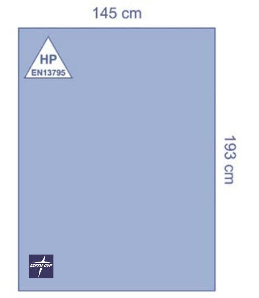 Medline Deckblatt Ultimate (145 x 193 cm) – 16 Stück