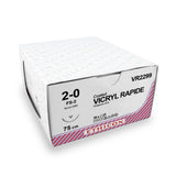 Ethicon Nahtmaterial Vicryl Rapide (VR2299, FS-2, 75 cm, 2-0) – 36 Stück